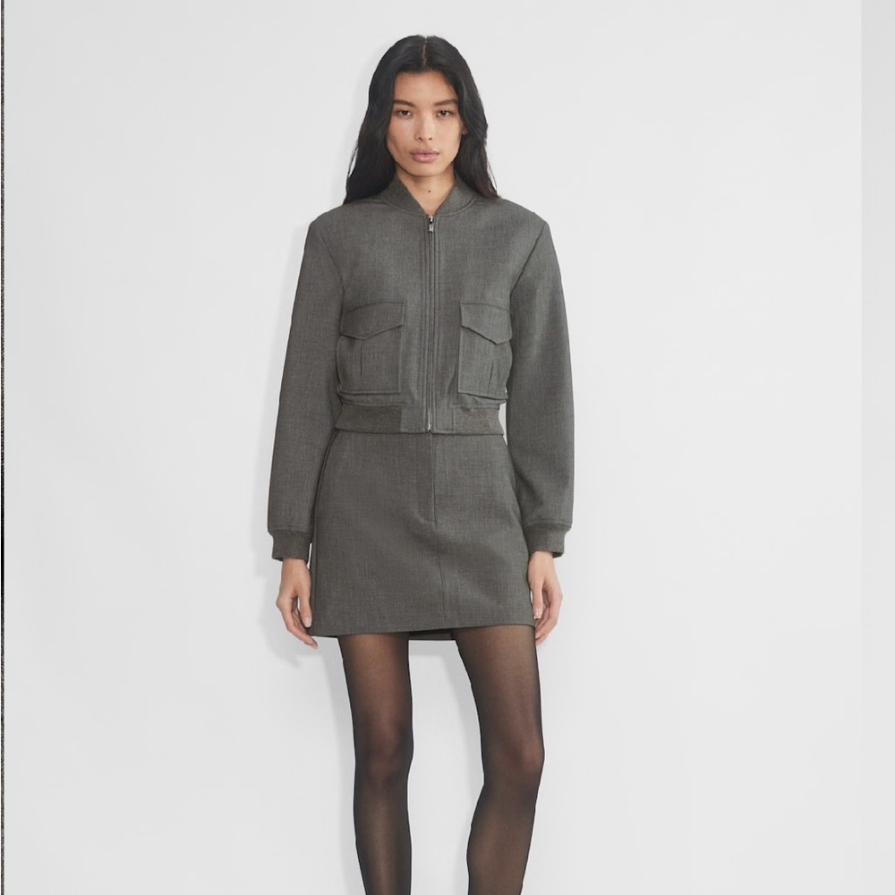 Aritzia Babaton Gray Succession Blazer (L).